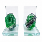 Fluorite Rough Bookends - 5.5 inch