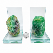 Fluorite Rough Bookends - 5.5 inch