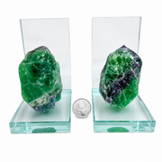 Fluorite Rough Bookends - 5.5 inch