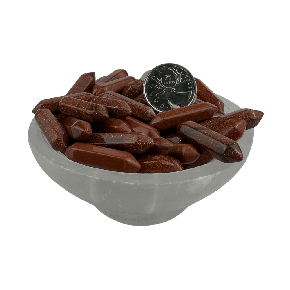 Goldstone Double Terminated Point - 1.25 inch