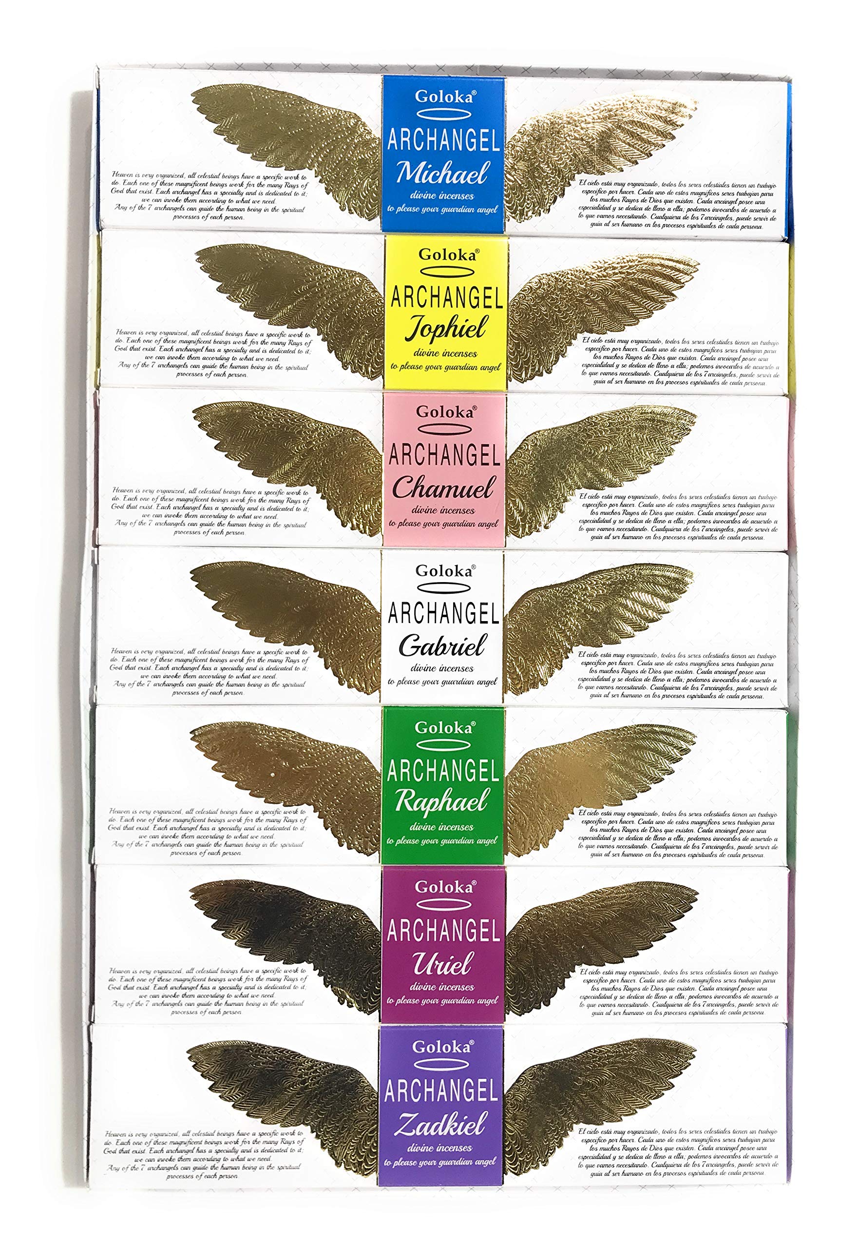 Goloka Seven Archangels Incense Sticks Gift Box (7 x 15g)