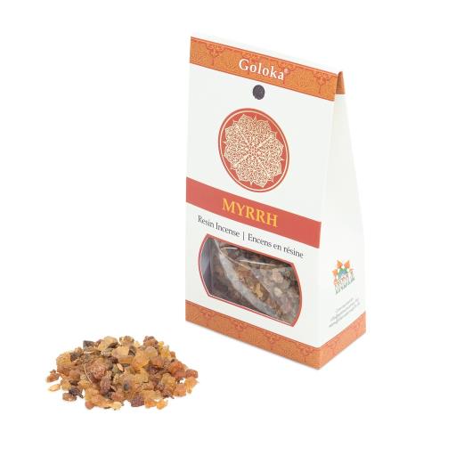 Goloka Myrrh Resin Incense (50g)