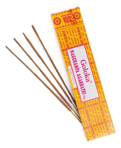 **Goloka Nag Champa Incense Sticks (15g)**