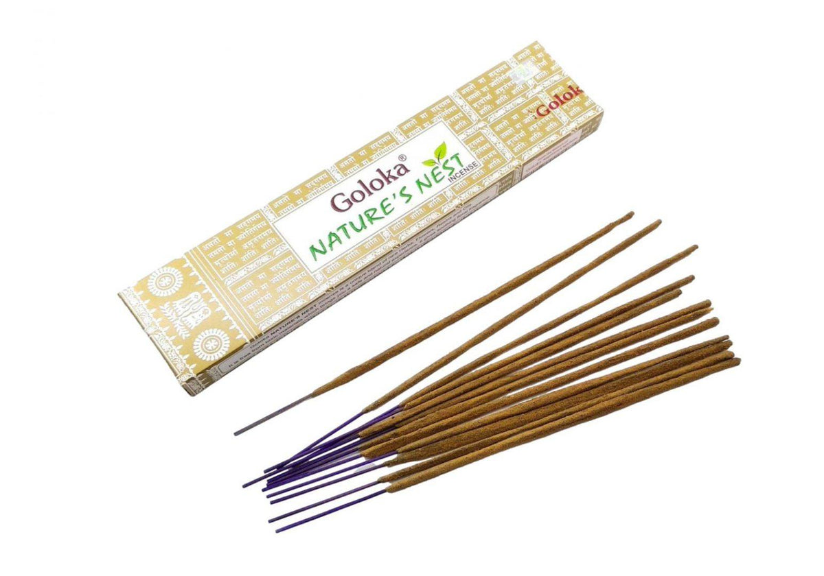 Goloka Nature's Nest Incense Sticks (15g)