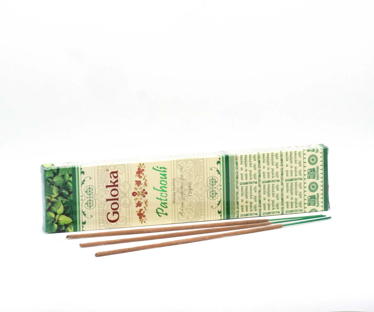 Goloka Patchouli Incense Sticks (15g)
