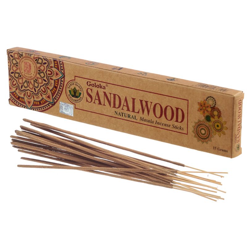 Goloka Sandalwood Incense Sticks (15g)