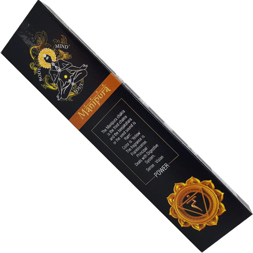 Goloka Manipura Solar Plexus Chakra Incense Sticks (15g)