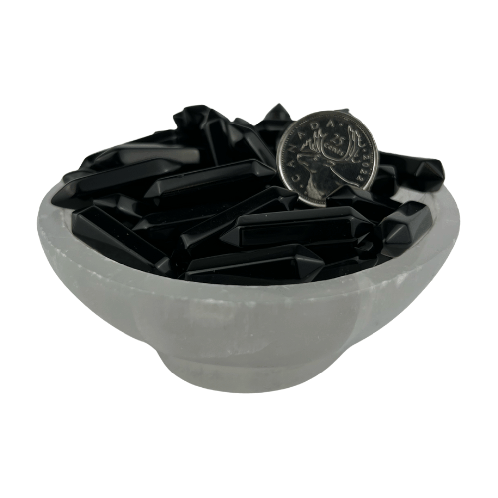 Black Obsidian Double Terminated Point - 1.25 inch