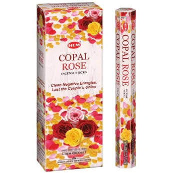 HEM Copal Rose Incense Sticks (20g)