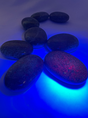 Ruby Zoisite with Mica Palm Stone - 2.5 inch