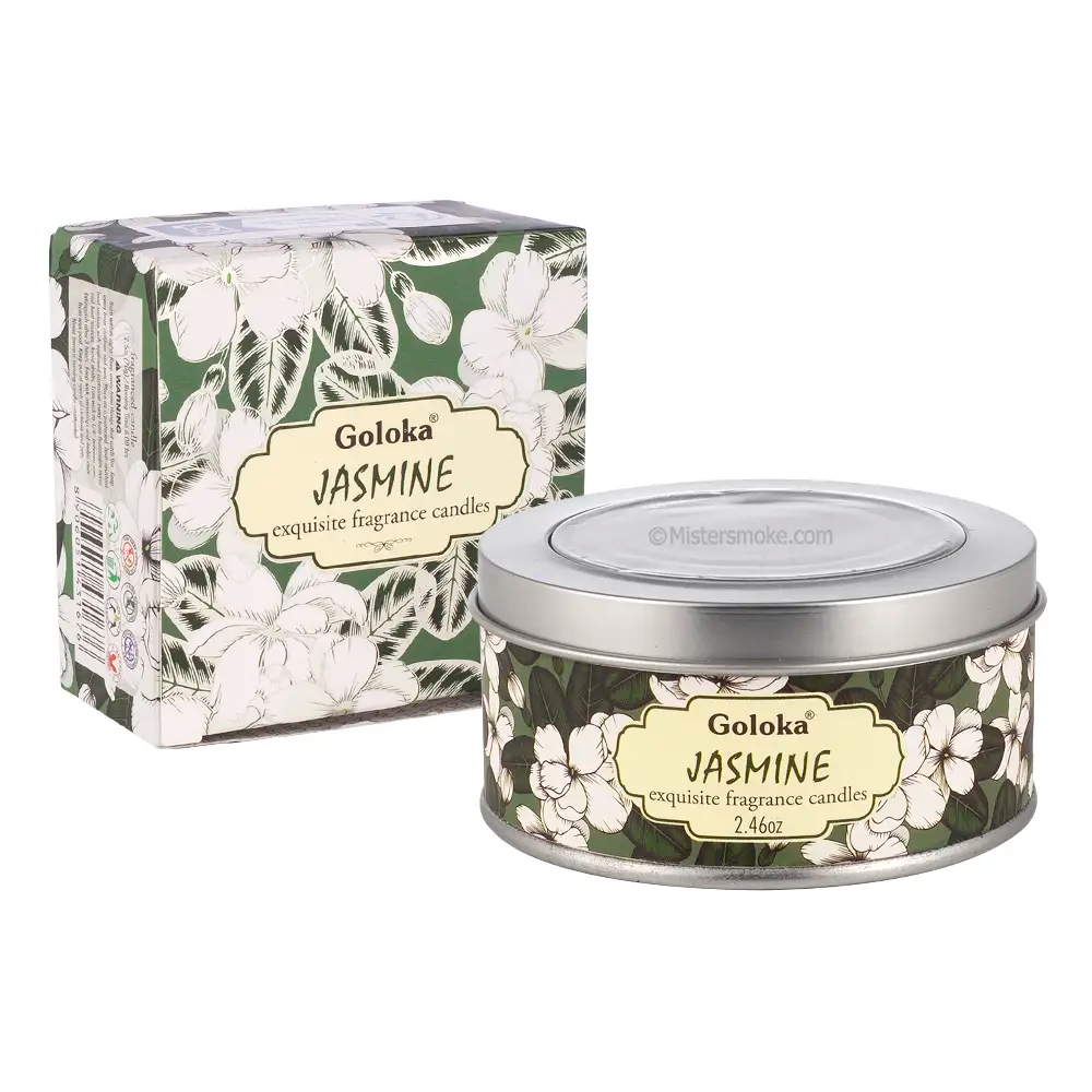 Goloka Jasmine Travel Tin Candle