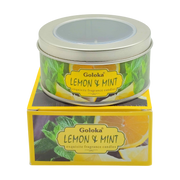 Goloka Lemon & Mint Travel Tin Candle