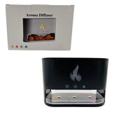 Flame Effect LED Aroma Diffuser - Black
