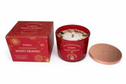 # Goloka Money Drawing Gemstone Candle - Pyrite