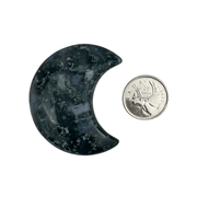 Moss Agate Moon - 2-2.25 inch