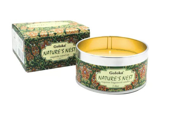 Goloka Nature's Nest Travel Tin Candle - 2.46oz