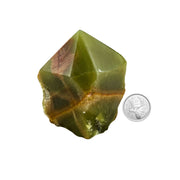 Green Aragonite Top Polished Point - 2.5-3.0 inch