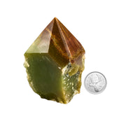 Green Aragonite Top Polished Point - 2.5-3.0 inch