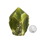Green Aragonite Top Polished Point - 2.5-3.0 inch