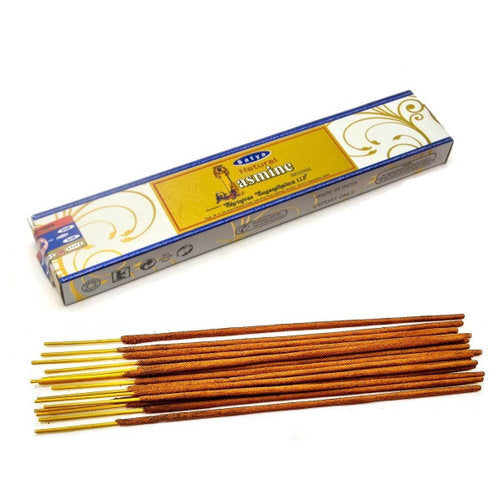 Satya Natural Jasmine Incense Sticks (15g)