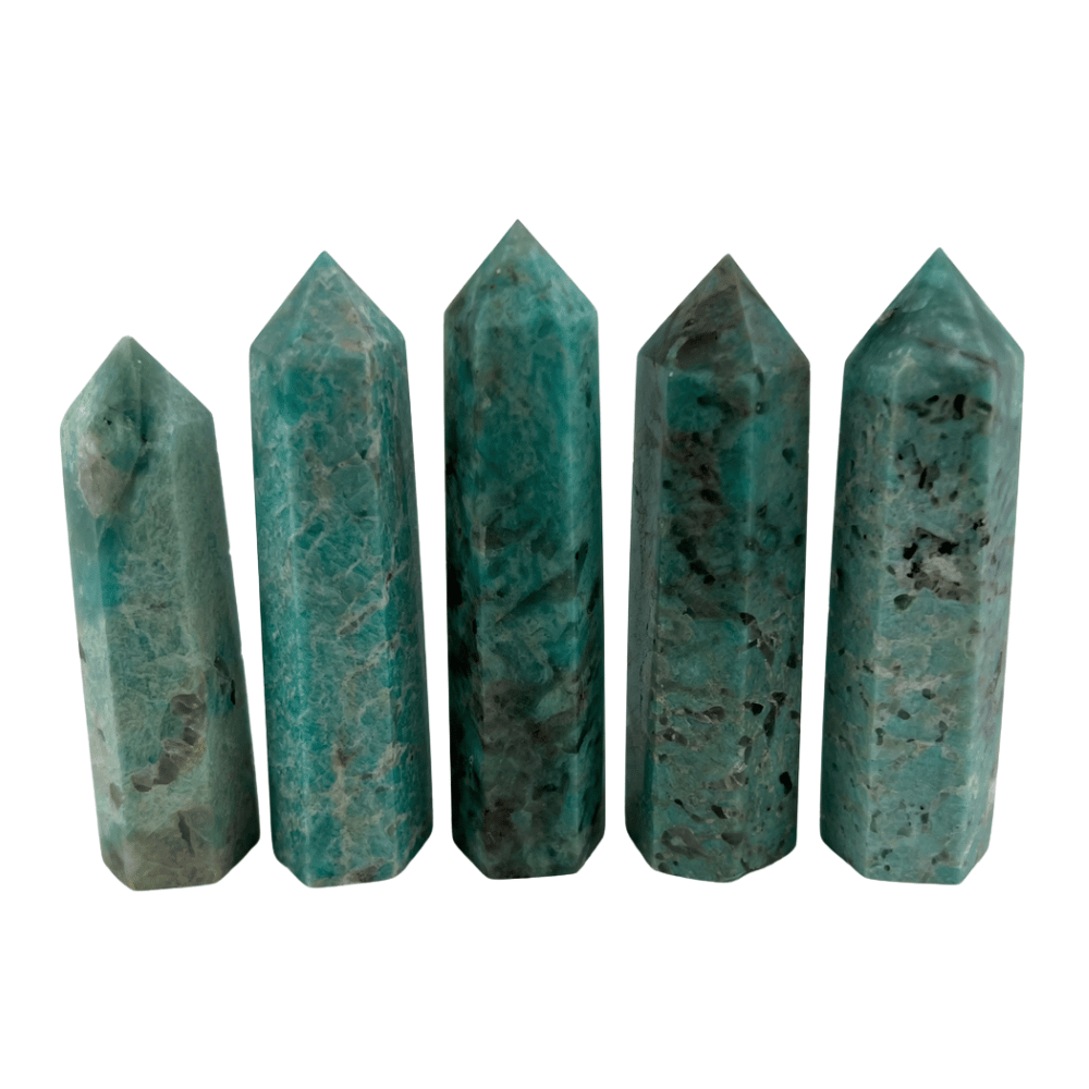 Africa Amazonite Crystal Tower - 3.0-3.5 inch