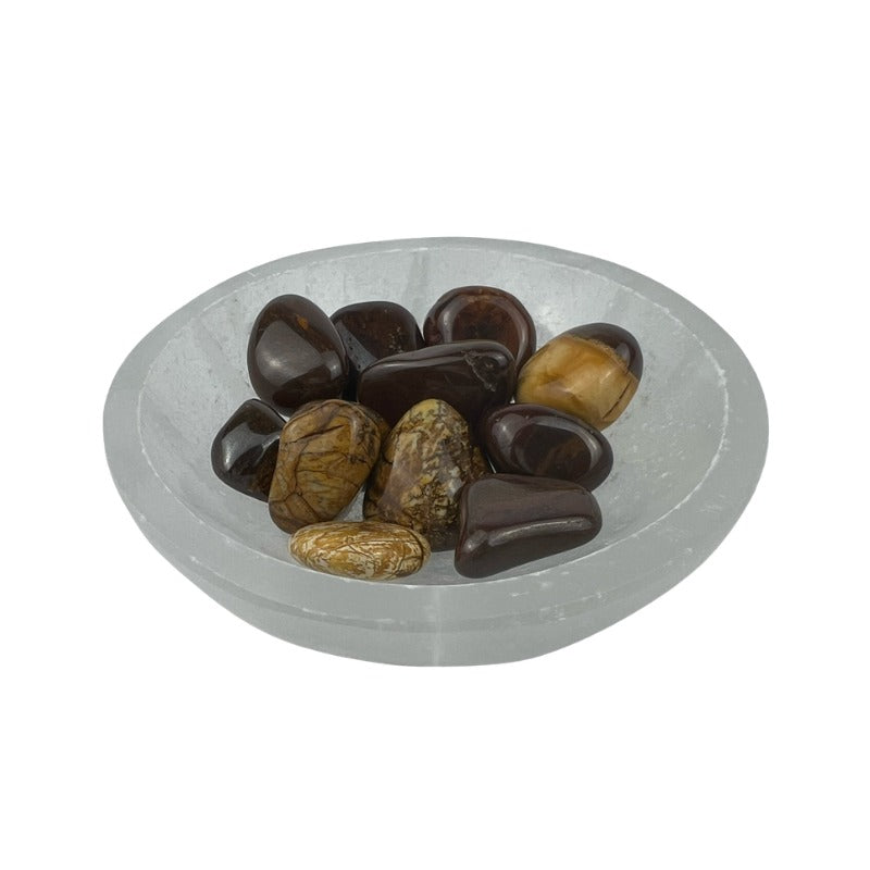 Desert Sunset Jasper Tumbled Stone - 20-30 mm