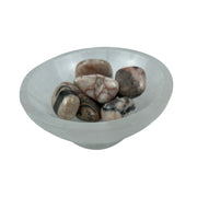 Pink Zebra Jasper Tumbled Stone - 20-30 mm