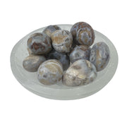 Blue Cherry Blossom Agate Tumbled Stone - 15-20 mm