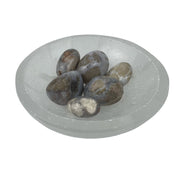 Blue Cherry Blossom Agate Tumbled Stone - 15-20 mm