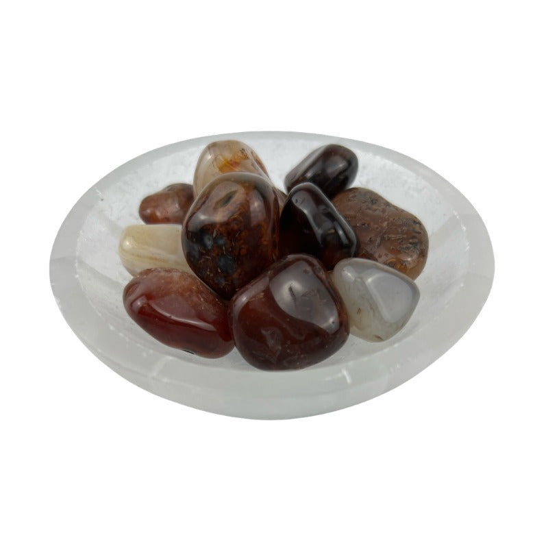 Red Agate Tumbled Stone - 20-40 mm