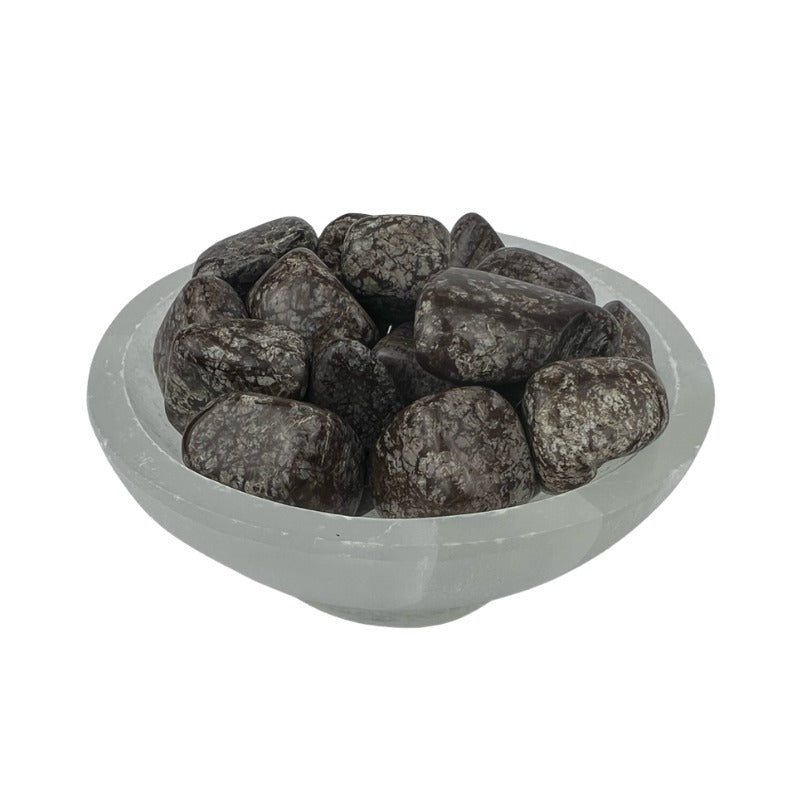Brown Snowflake Obsidian Tumbled Stone - 10-20 mm