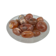 Banded Carnelian Tumbled Stone - 20-30 mm