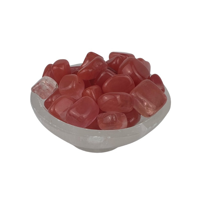 Cherry Quartz Tumbled Stone - 10-20 mm