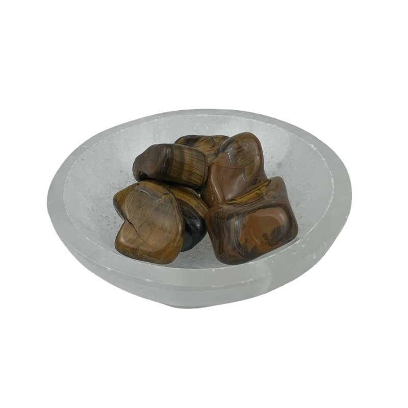 Tiger Eye Tumbled Stone - 20-40 mm