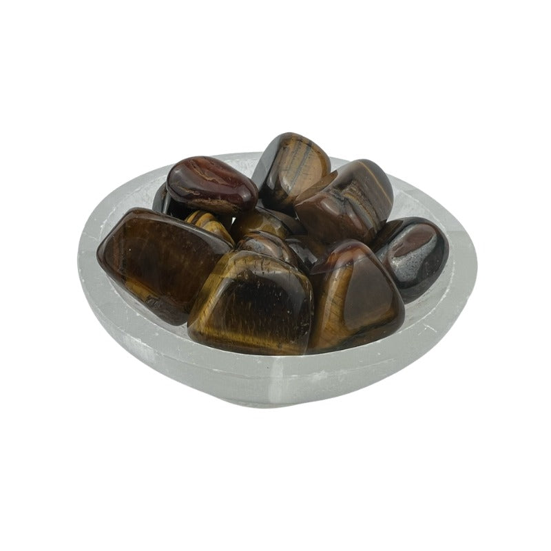 Tiger Eye Tumbled Stone - 20-35 mm