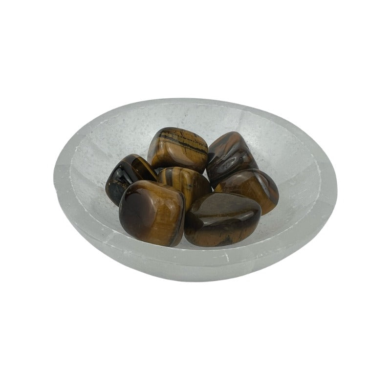 Tiger Eye Tumbled Stone - 20-35 mm