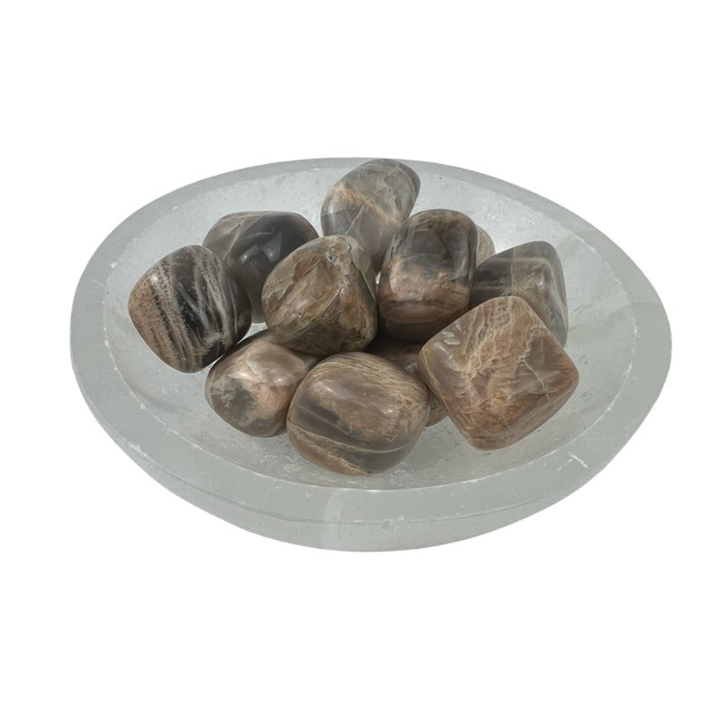 Multi Moonstone Tumbled Stone - 20-30 mm