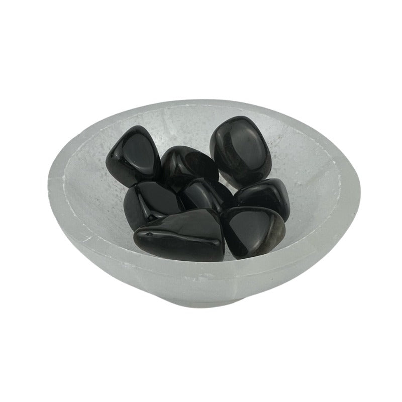 Golden Sheen Obsidian Tumbled Stone - 20-30 mm