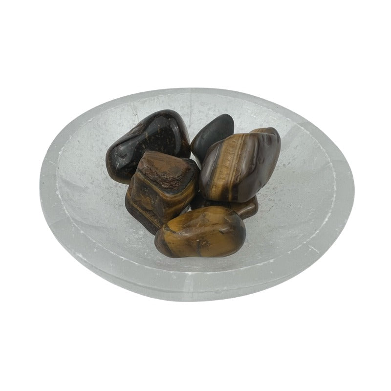 Tiger Eye Tumbled Stone - 20-40 mm