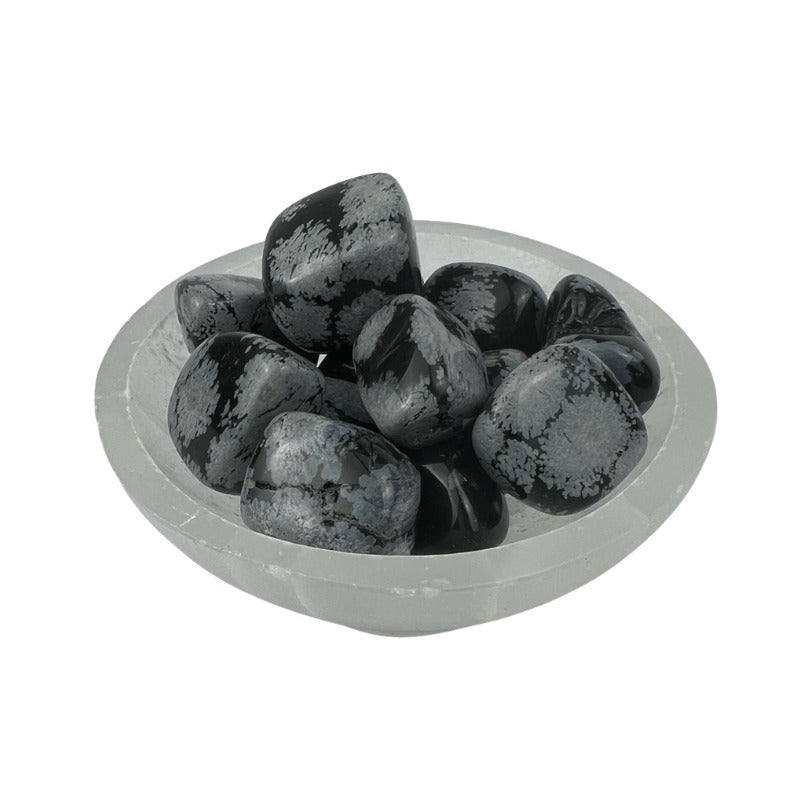Snowflake Obsidian Tumbled Stone - 20-35 mm