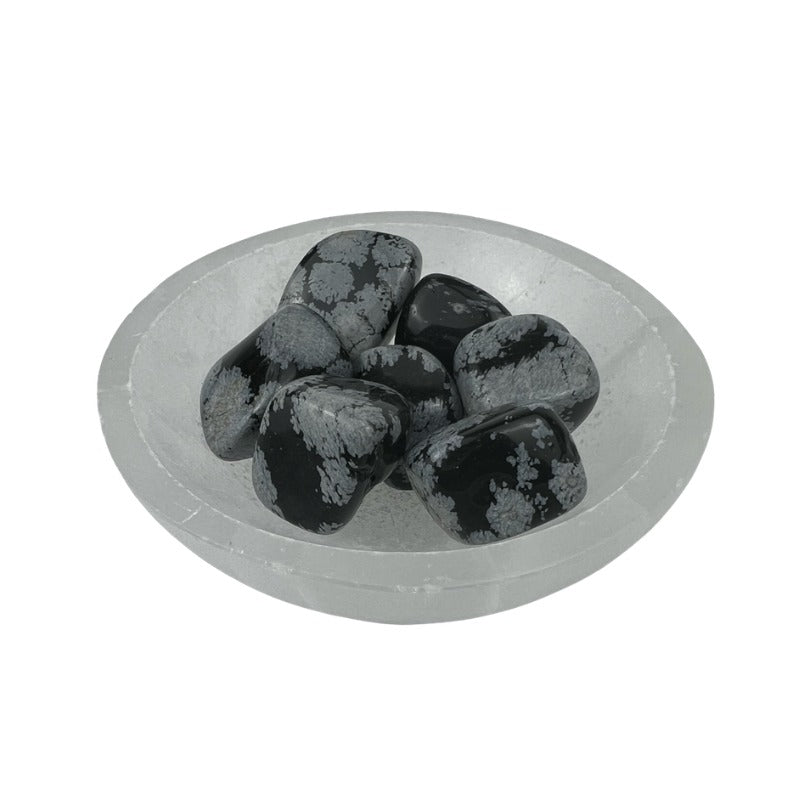 Snowflake Obsidian Tumbled Stone - 20-35 mm