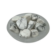 White Howlite Tumbled Stone - 15-30 mm