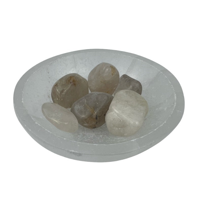 Rutilated Quartz Tumbled Stone - 20-40 mm