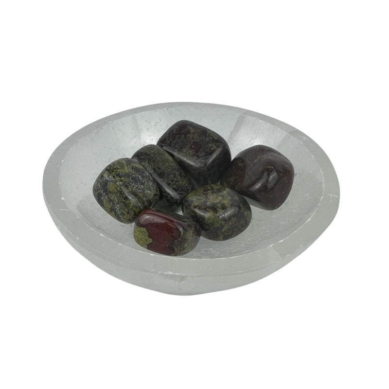 Dragon Blood Jasper Tumbled Stone - 20-35 mm