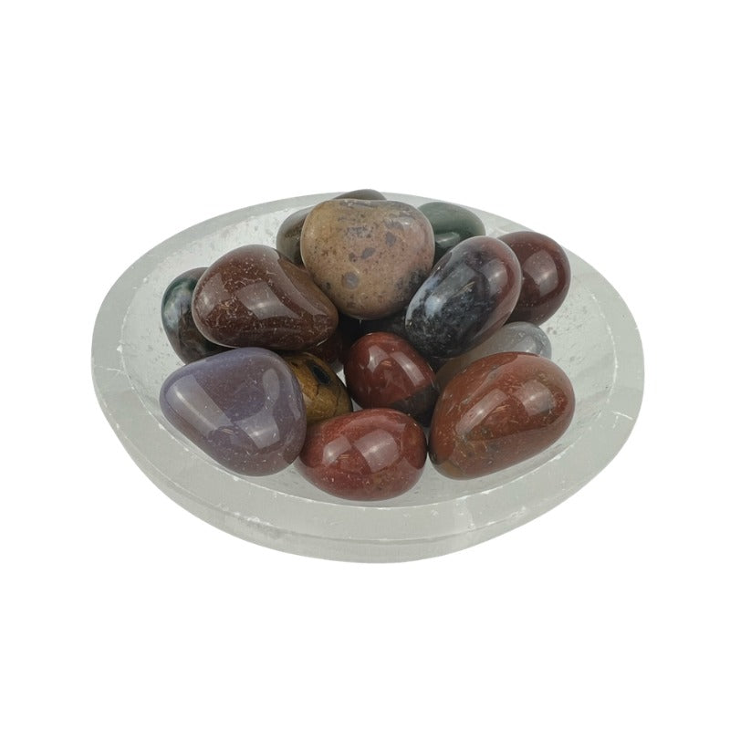 Fancy Jasper Tumbled Stone - 15-35 mm