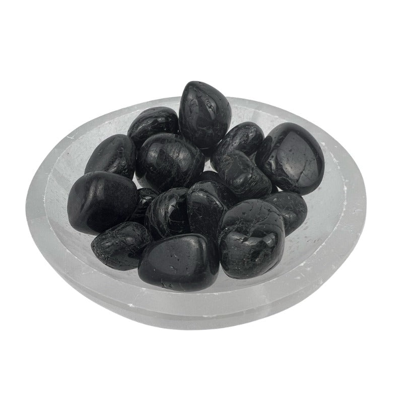 Black Tourmaline Tumbled Stone - 15-30 mm