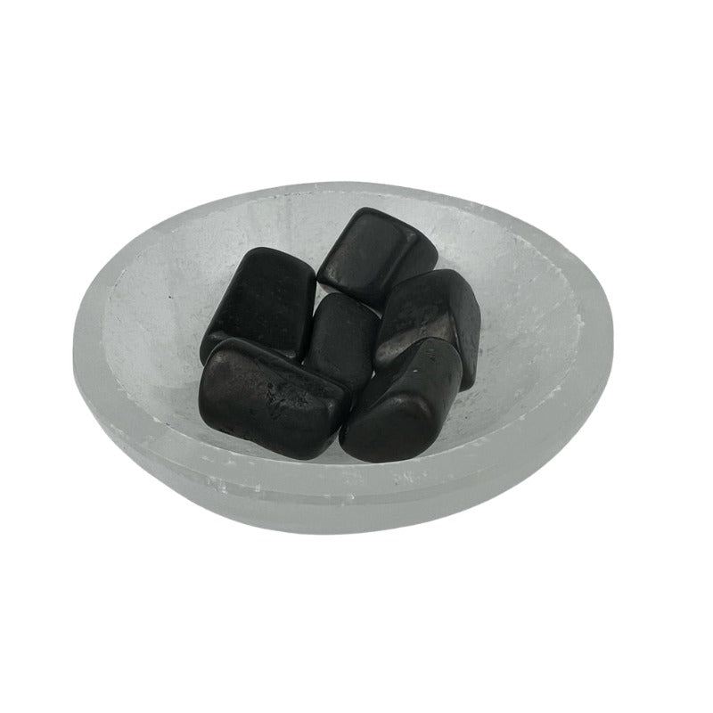 Black Tourmaline Tumbled Stone - 20-35 mm