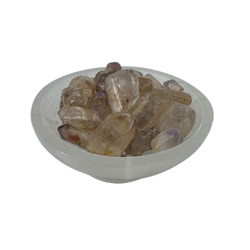 Mixed Amethyst, Citrine & Crystal Quartz with Inclusions Polished Point - 0.5-2 inch