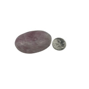 Lavender Quartz Palm Stone - 2.5 inch