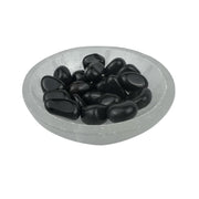 Black Agate Tumbled Stone - 20-30 mm